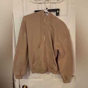 Tan Hoodie Jacket - Originally 20.00 AT LOWEST RECOMMENDED LISTING